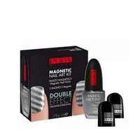 PUPA Набор д/маникюра с магнитн. лаком Magnetic nail art kit 30 серебрянный 